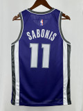 22/23 KINGS SABONIS #11 Purple Away Top Quality Hot Pressing Retro NBA Jersey