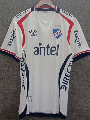 25/26 Club Nacional Home Fans Soccer Jersey(Print all sponsors、全广告)