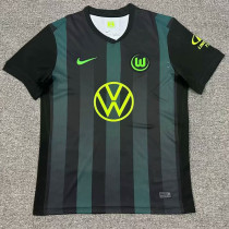 24/25 Wolfsburg Away Fans Soccer Jersey