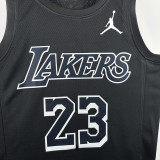 Lakers JAMES # 23 Black  Top Quality Hot Pressing NBA Jersey(Honor Edition)荣耀版