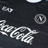 24/25 Napoli Black Blue Training Short Suit