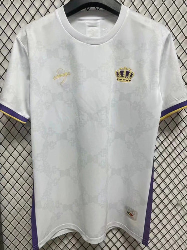 24/25 RMA  Label Grey White Special Edition  Fans Soccer Jersey