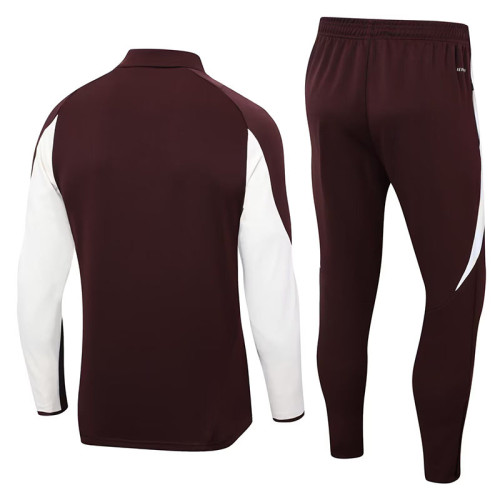 24/25 Bayern Deep Purple Half Pull Tracksuit  (半拉链)