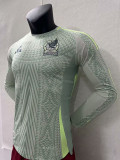 24/25 Mexico Away Long Sleeve  Player Version Soccer Jersey(长袖球员)