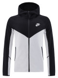 2024 NK Grey & Black Hoodie  Jacket Tracksuit#07