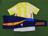 24/25 JUV Away Player Version Suit Soccer Jersey(Blue pants)蓝裤