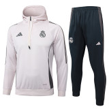 24/25 RMA Light Pink Hooded  Tracksuit(Add Fluff)  #F610加绒