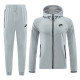 24/25 NM07 Grey Hooded Jacket Tracksuit