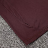 24/25 Bayern Red Polo Collar Pants Set(C1119)