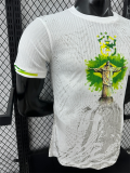 25/26 Brazil Christ statue White  Player Version Soccer Jersey