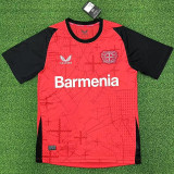 24/25 LeverKusen Home Red  Fans Soccer Jersey