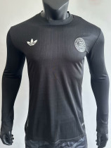 25/26 Germany 125th Anniversary Edition Black Long Sleeve Player Version Soccer Jersey