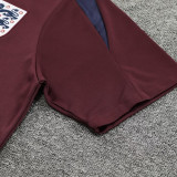 24/25 England Maroon  Training Short Suit（枣红）
