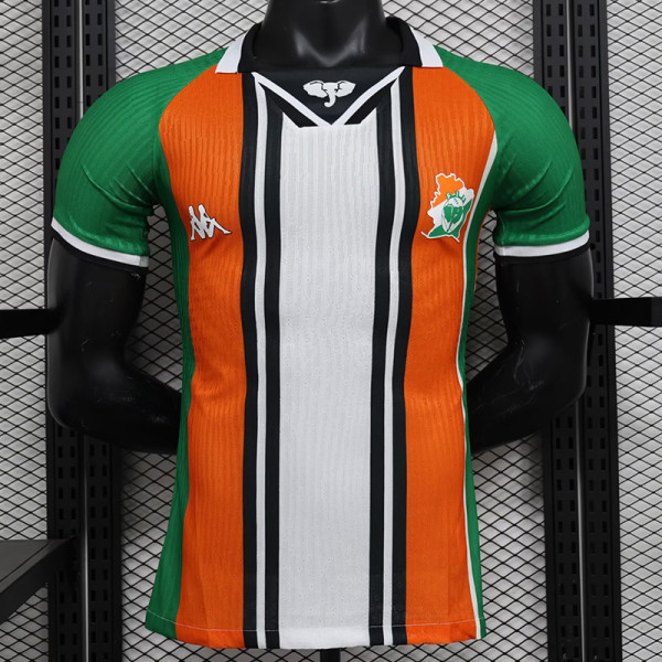 24/25 Cote d'Ivoire  White &Orange Special Edition Player Version Soccer Jersey