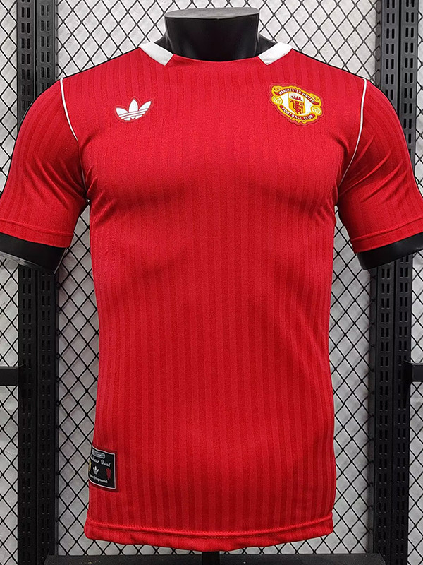 25/26  Man Utd leisure Red Retro  Player Version T-shirt