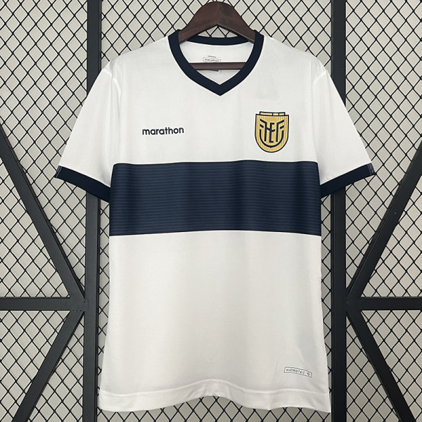 24/25 Ecuador White  Fans Soccer Jersey