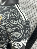 24/25 RMA Black and white patterns Special Edition Player Version Soccer Jersey