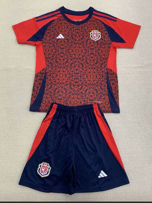 24/25 Costa Rica Home Kids Soccer Jersey