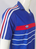 1982/1984 France Home Retro Soccer Jersey