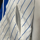 24/25 Argentina White & Blue Stripe Retro Double Sided Windbreaker (双面风衣)