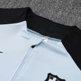 24/25 BAR Light Blue Half Pull Tracksuit  (半拉链、B843)