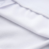 24/25 Italy White Hooded  Half Pull Tracksuit(Add Fluff)  (半拉链、加绒F596)