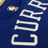 22/23 WARRIORS CURRY #30 Blue Top Quality Hot Pressing NBA Jersey (Retro Logo)