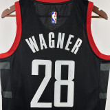 23/24 Rockets WAGNER #28 Black Top Quality Hot Pressing NBA Jersey (Trapeze Edition)飞人版