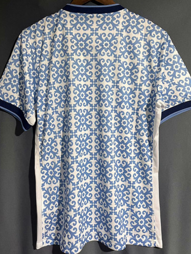 2023 Portugal White Blue Special Edition Training Shirts (花蓝)