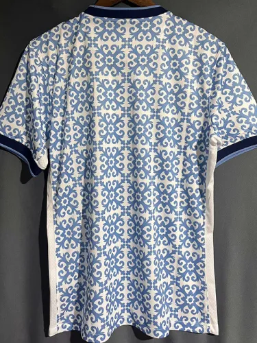 2023 Portugal White Blue Special Edition Training Shirts (花蓝)