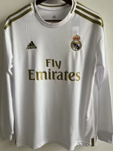 2019/2020 RMA Home Long Sleeve Retro Soccer Jersey (长袖)