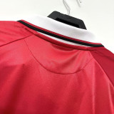 1999/2000 Man Utd Home Long Sleeve Retro Soccer Jersey (长袖)(决赛版)