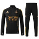 24/25 RMA Black Player version  Half Pull Tracksuit  (球员版、半拉链)