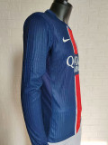 24/25 PSG Home Long Sleeve Player Version Soccer Jersey(长袖)