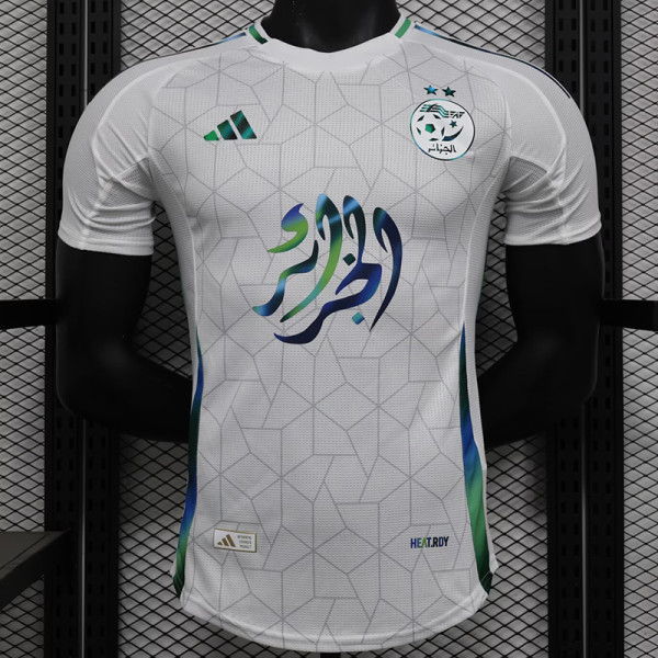 24/25 Algeria White Special Edition Player Version Soccer Jersey