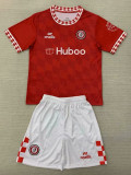 24/25 Bristol City Home  Kids Soccer Jersey