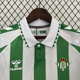 24/25 Real Betis Home Fans Soccer Jersey(胸前GREE广告)