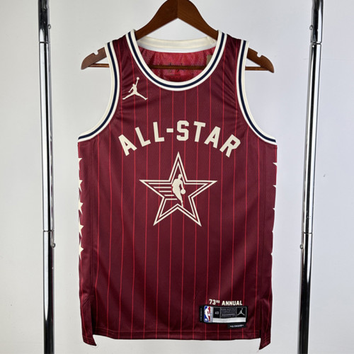 23/24 ALL-STAR EDWARDS #5 Red Top Quality Hot Pressing NBA Jersey