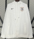 2024 Corinthians white  one sided hooded  Windbreaker （单面带帽风衣）