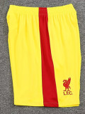 24/25 LIV Yellow Training Shorts Pants (大红边）