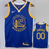 22/23 WARRIORS KUMINGA #00 Blue Top Quality Hot Pressing NBA Jersey (V领)