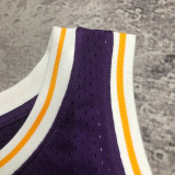 1996/1997 LAKERS BRYANT #8 Purple Retro Top Quality Hot Pressing NBA Jersey(圆领）