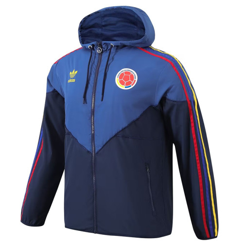 24/25 Colombia Dark Blue Windbreaker