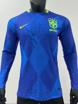 25/26 Brazil Away Long Sleeve Player Version Soccer Jersey 25/26 Brazil Away Long Sleeve Player Version Soccer Jersey