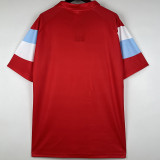 1990/1991 Napoli Away Red Retro Soccer Jersey