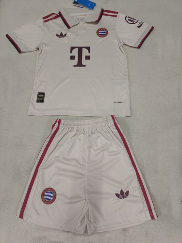 24/25 Bayern Third Kids Soccer Jersey