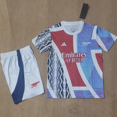 24/25 ARS Red and Blue Puzzlek Kids Training Shirts红蓝拼图