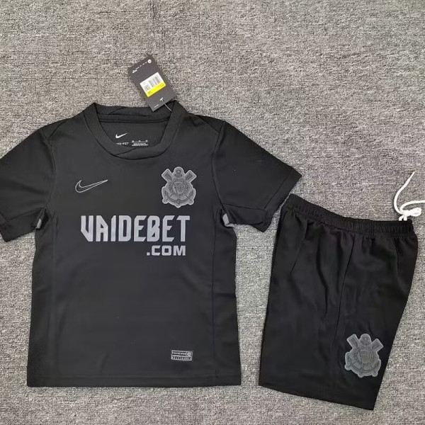 24/25  Corinthians Away Kids Soccer Jersey