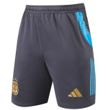 24/25  Argentina Grey Training Short Suit （胸前广告 YPF）