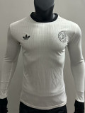 25/26 Germany White 125th Anniversary Edition  Long Sleeve  Player Version Soccer Jersey